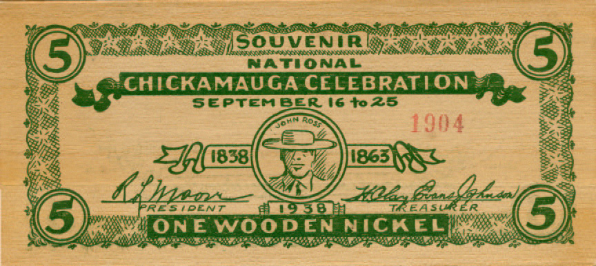 1938 Chickamauga Celebration green, John Ross
